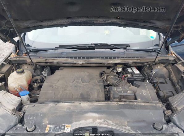 2FMPK3J89HBB29813 2017 FORD EDGE Синий Вид сзади
