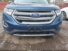 2017 Ford Edge Sel Синий vin: 2FMPK3J89HBB29813