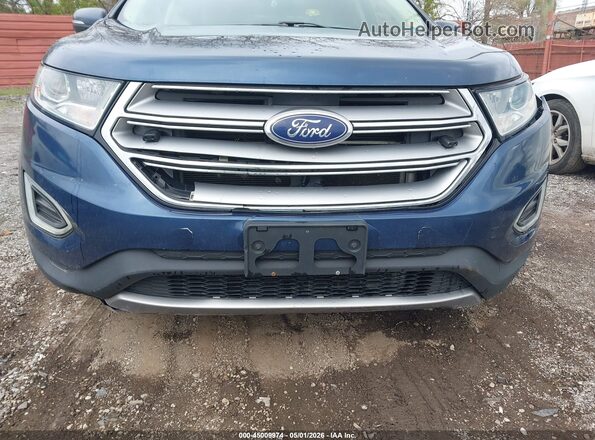 2FMPK3J89HBB29813 2017 FORD EDGE Синий Вид спереди