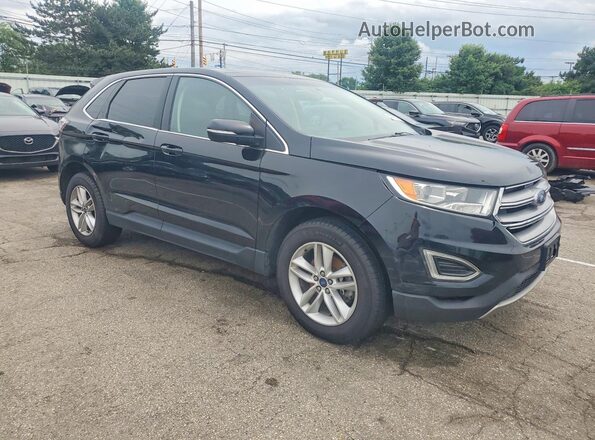 2FMPK3J90JBB18827 2018 FORD EDGE Черный Передняя правая четверть