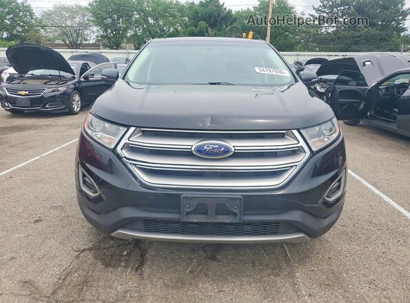 2FMPK3J90JBB18827 2018 FORD EDGE Черный Вид спереди