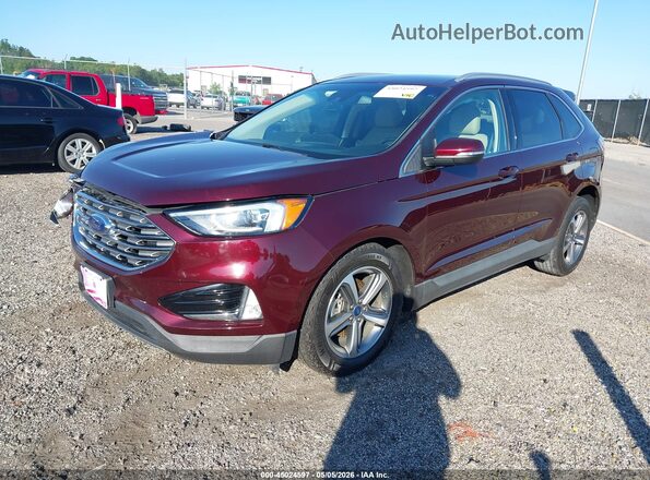 2FMPK3J90KBC25345 2019 FORD EDGE Red Передня ліва чверть