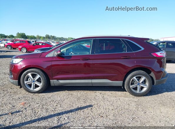 2FMPK3J90KBC25345 2019 FORD EDGE Red Панорамний вид салону 360°