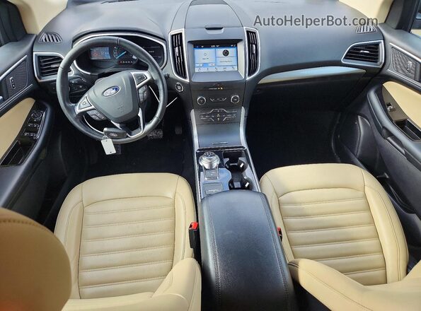 2FMPK3J90KBC40282 2019 FORD EDGE Black Widok deski rozdzielczej