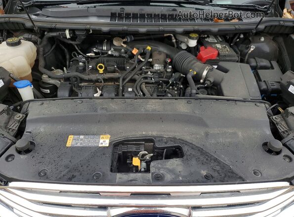 2FMPK3J90KBC47331 2019 FORD EDGE Черный Вид задней части салона