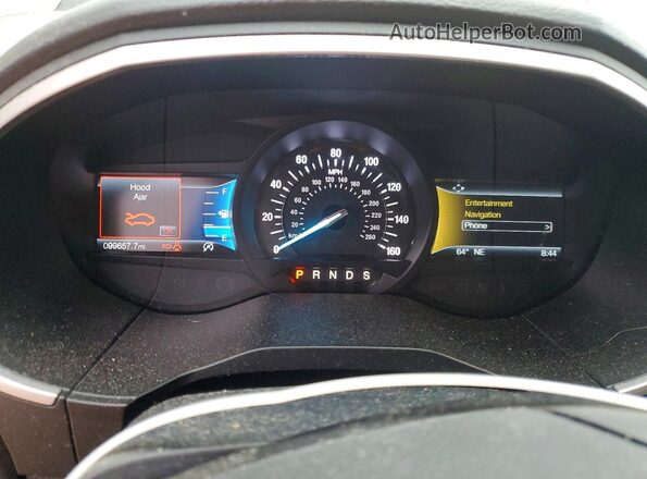 2FMPK3J90KBC47331 2019 FORD EDGE Черный Вид щитка приборов