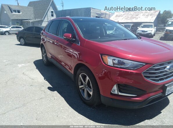 2FMPK3J90LBA19685 2020 FORD EDGE Красный Передняя правая четверть