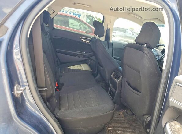 2FMPK3J91JBB74534 2018 FORD EDGE Blue Widok wnętrza z tyłu