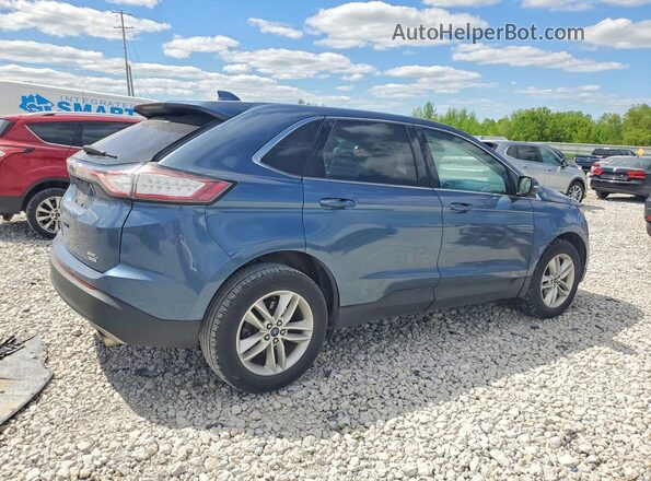 2FMPK3J91JBB74534 2018 FORD EDGE Blue Tył prawy