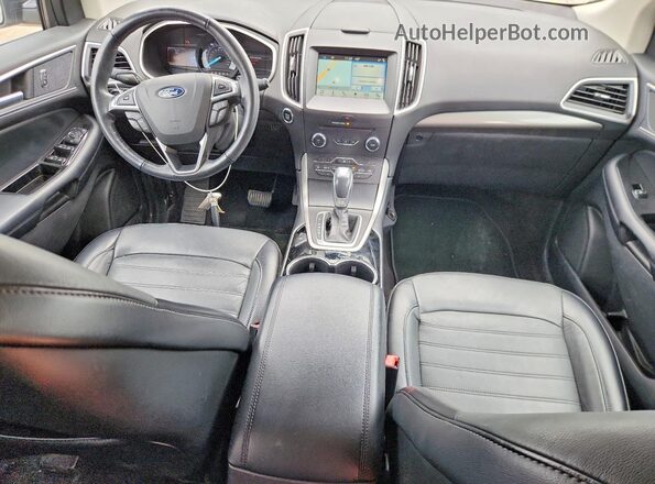 2FMPK3J91JBB79300 2018 FORD EDGE Gray Widok deski rozdzielczej