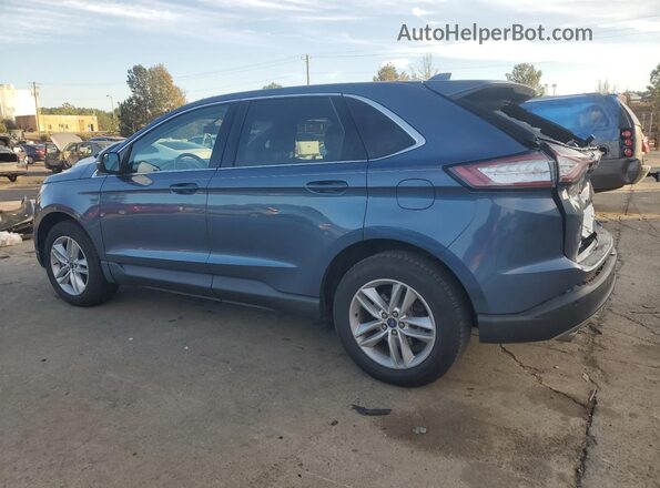 2FMPK3J91JBC58269 2018 FORD EDGE Синий Задняя левая четверть
