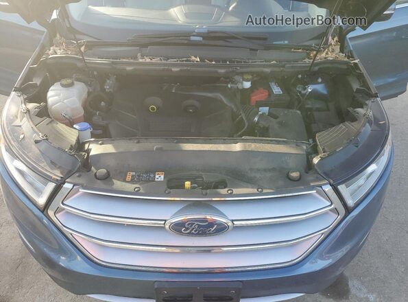 2FMPK3J91JBC58269 2018 FORD EDGE Синий Вид подкапотного пространства