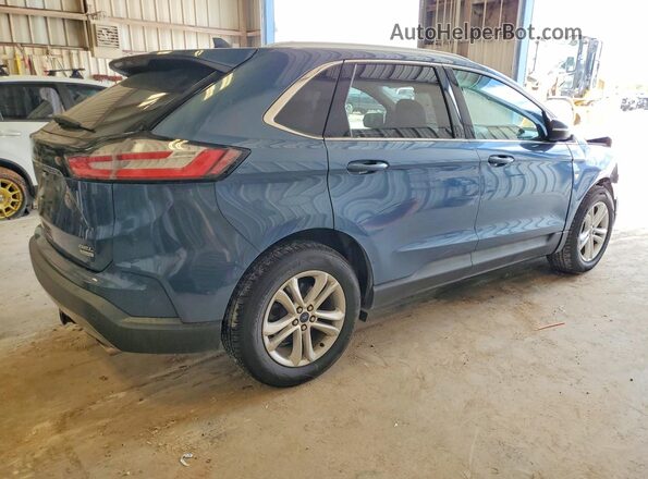 2FMPK3J91KBB57086 2019 FORD EDGE Blue Tył prawy