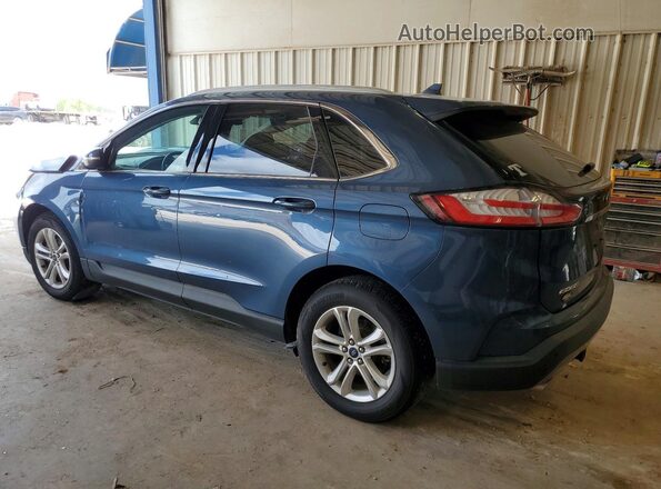 2FMPK3J91KBB57086 2019 FORD EDGE Blue Tył lewy