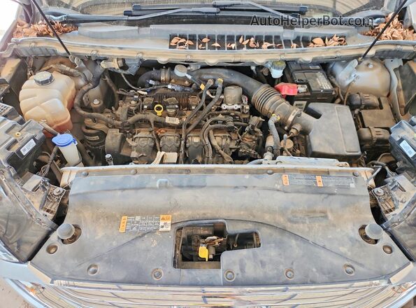 2FMPK3J91KBB88533 2019 FORD EDGE Silver Vista del compartimento del motor