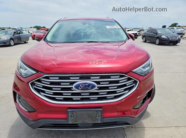 2FMPK3J91KBC19652 2019 FORD EDGE Красный Вид спереди