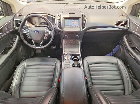 2FMPK3J91KBC19652 2019 FORD EDGE Красный Вид панели приборов