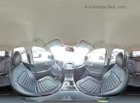 2FMPK3J91KBC19652 2019 FORD EDGE Красный Вид наклейки с VIN-кодом