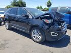 2016 Ford Edge Sel Черный vin: 2FMPK3J92GBC00194
