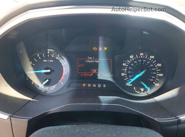 2FMPK3J92GBC00194 2016 FORD EDGE Черный Вид щитка приборов