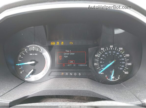 2FMPK3J92HBC01296 2017 FORD EDGE Синий Вид задних сидений