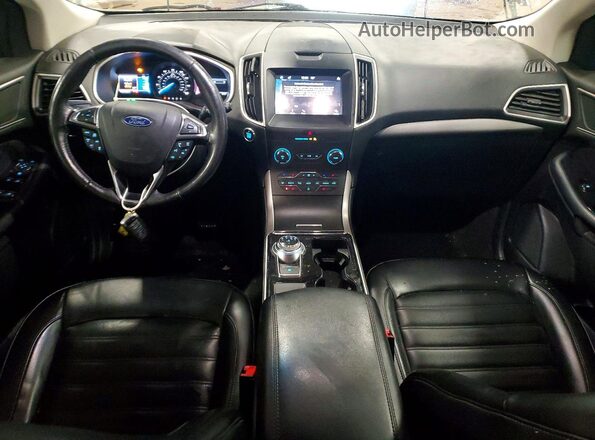 2FMPK3J92KBB98519 2019 FORD EDGE Черный Вид панели приборов