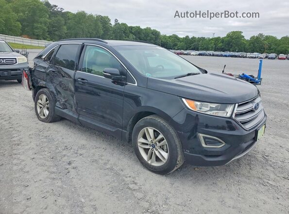 2FMPK3J93HBB02129 2017 FORD EDGE Black Przód prawy