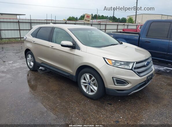 2FMPK3J93HBB31226 2017 FORD EDGE Золотой Передняя правая четверть