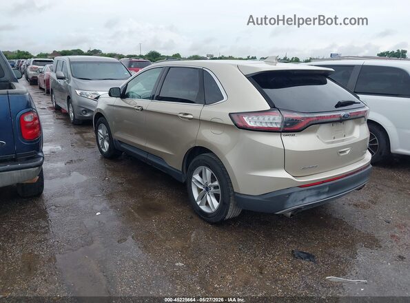 2FMPK3J93HBB31226 2017 FORD EDGE Золотой Задняя левая четверть