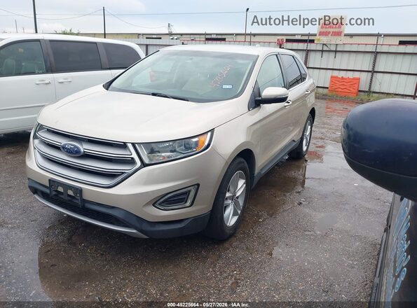 2FMPK3J93HBB31226 2017 FORD EDGE Золотой Передняя левая четверть