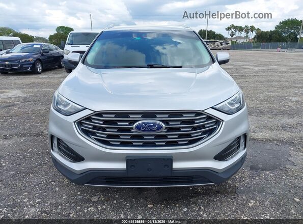 2FMPK3J93KBC39241 2019 FORD EDGE Silver Instrument cluster view