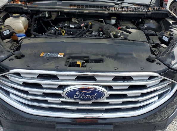 2FMPK3J93MBA27314 2021 FORD EDGE Black ძრავის განყოფილების ხედი