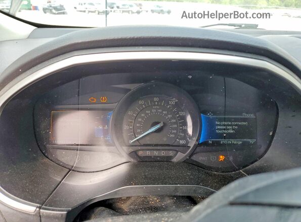 2FMPK3J93MBA27314 2021 FORD EDGE Black ხელსაწყოთა პანელის ხედი