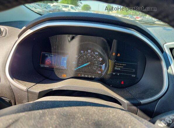 2FMPK3J94JBC53535 2018 FORD EDGE Серый Вид щитка приборов