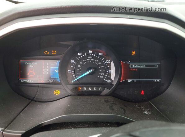 2FMPK3J94LBB56077 2020 FORD EDGE Красный Вид щитка приборов