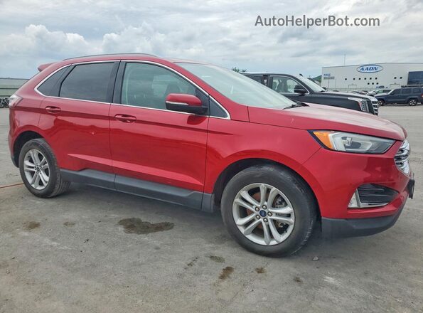 2FMPK3J94LBB56077 2020 FORD EDGE Красный Передняя правая четверть