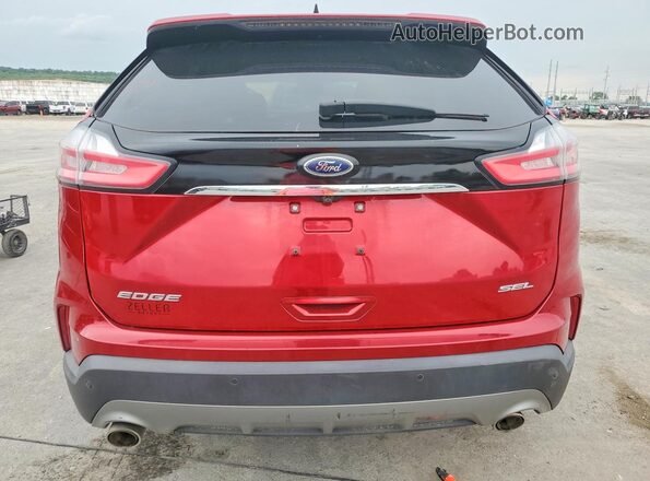 2FMPK3J94LBB56077 2020 FORD EDGE Красный Вид сзади