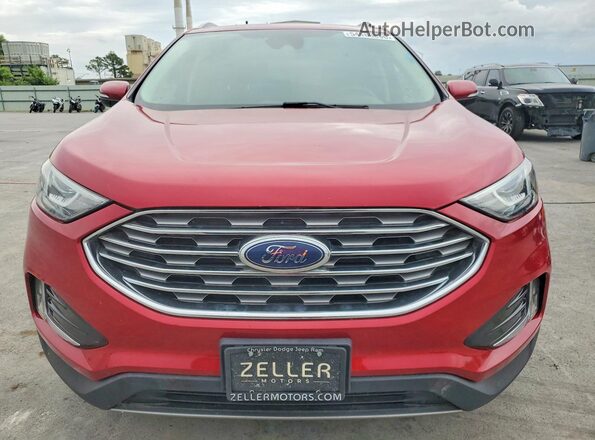 2FMPK3J94LBB56077 2020 FORD EDGE Красный Вид спереди