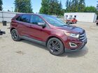 2018 Ford Edge Sel Бордовый vin: 2FMPK3J95JBB52875