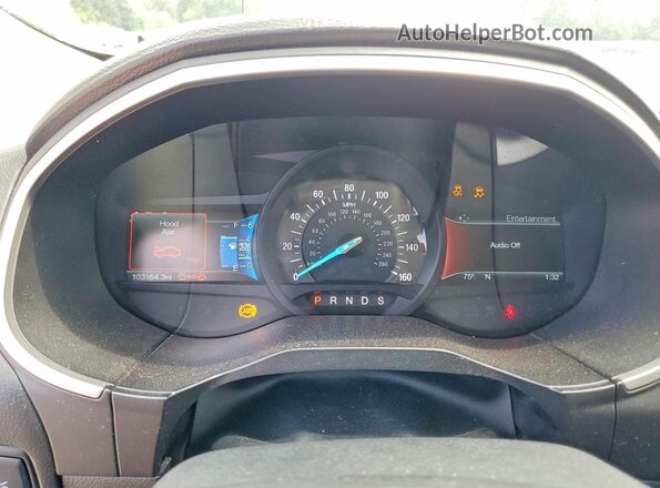 2FMPK3J95JBB52875 2018 FORD EDGE Бордовый Вид щитка приборов