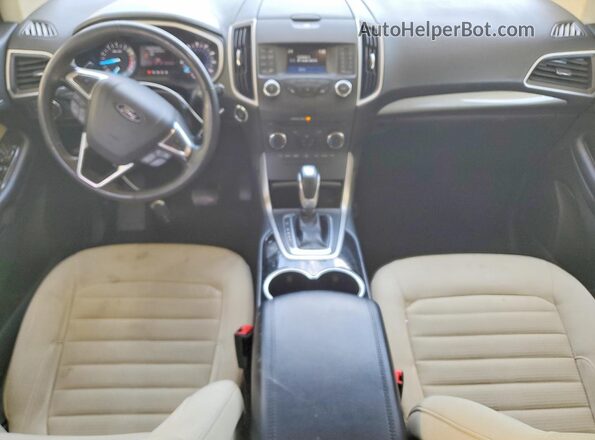 2FMPK3J95JBC12931 2018 FORD EDGE White Vista del salpicadero