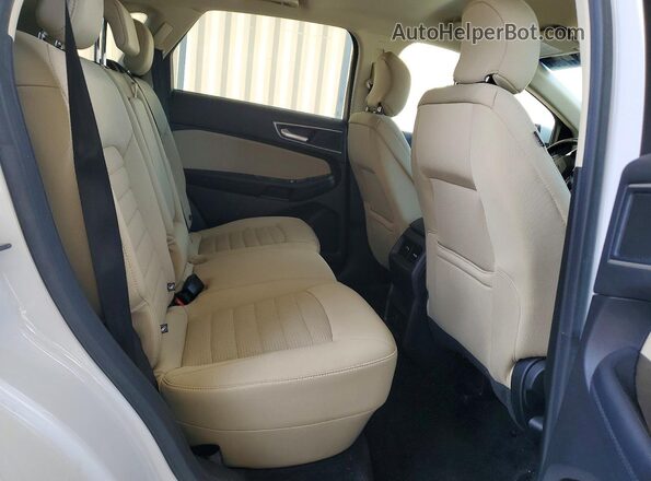 2FMPK3J95JBC12931 2018 FORD EDGE White Vista interior trasera