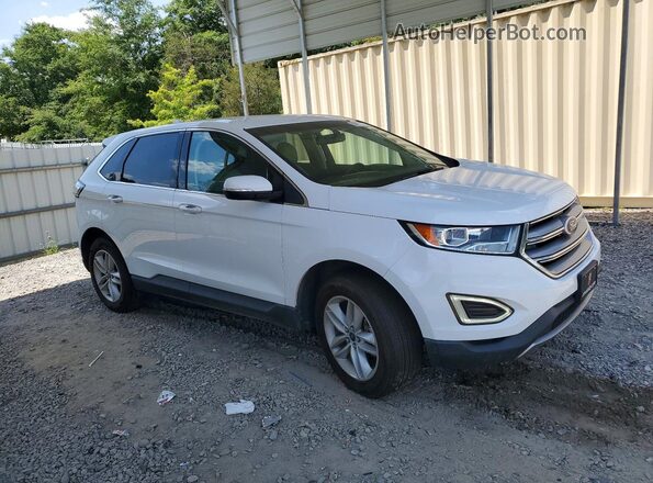 2FMPK3J95JBC12931 2018 FORD EDGE White Delantero derecho