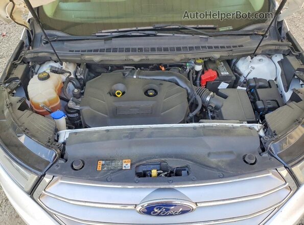 2FMPK3J95JBC12931 2018 FORD EDGE White Vista del compartimento del motor