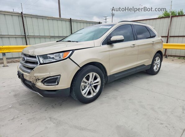 2FMPK3J95JBC26425 2018 FORD EDGE Gold Przód lewy
