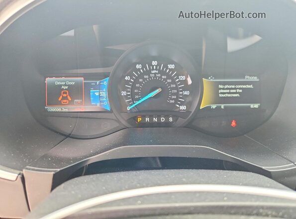 2FMPK3J95JBC26425 2018 FORD EDGE Gold Widok zestawu wskaźników