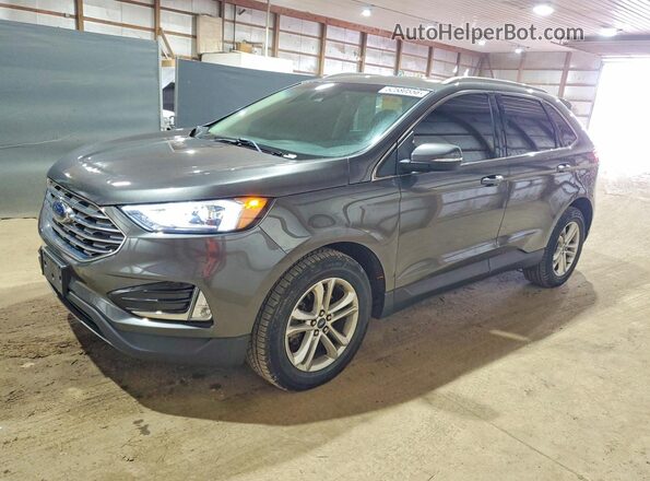 2FMPK3J95KBC17077 2019 FORD EDGE Угольный Передняя левая четверть