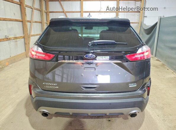 2FMPK3J95KBC17077 2019 FORD EDGE Угольный Вид сзади
