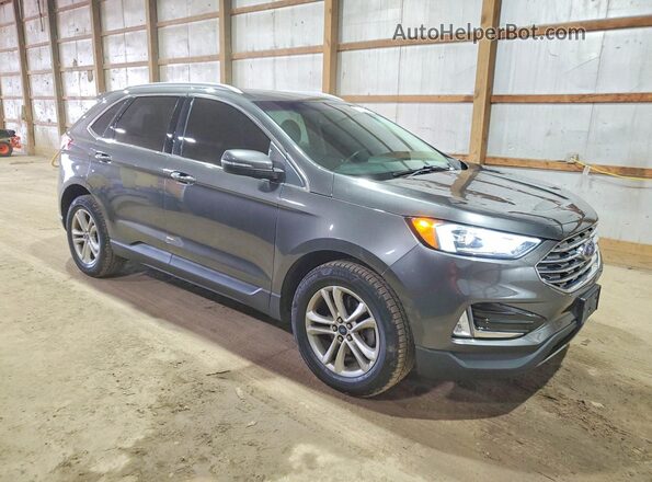 2FMPK3J95KBC17077 2019 FORD EDGE Угольный Передняя правая четверть