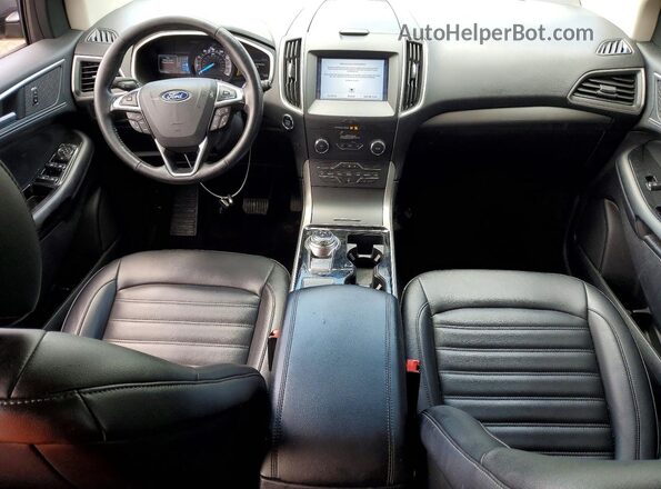 2FMPK3J95KBC17077 2019 FORD EDGE Угольный Вид панели приборов